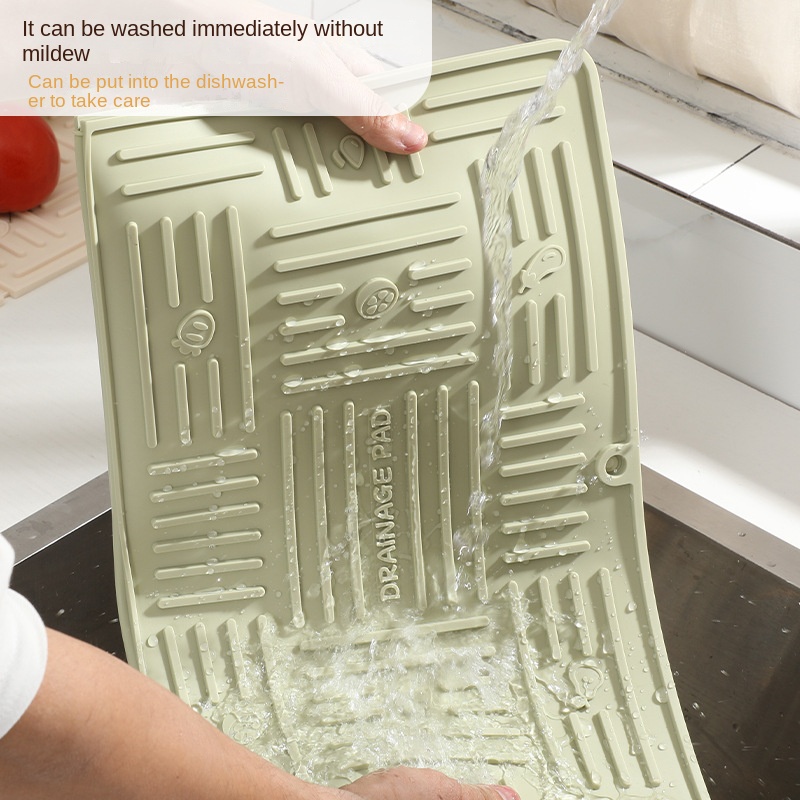 Kitchen Gadgets Cool - Almohadilla de drenaje de silicona, almohadilla
