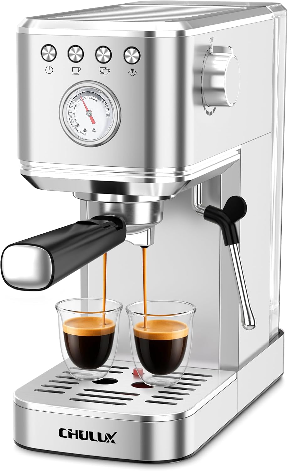 Milk Frother - Cafetera Espresso de 20 Bares con