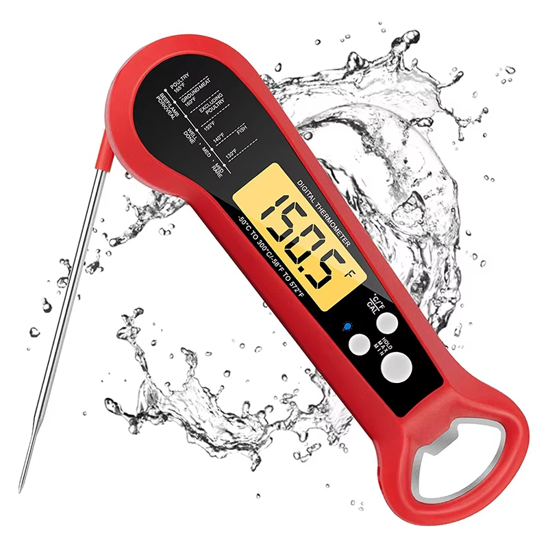 Instant Read Thermometer - LMETJMA Termómetro digital para carne Termómetro