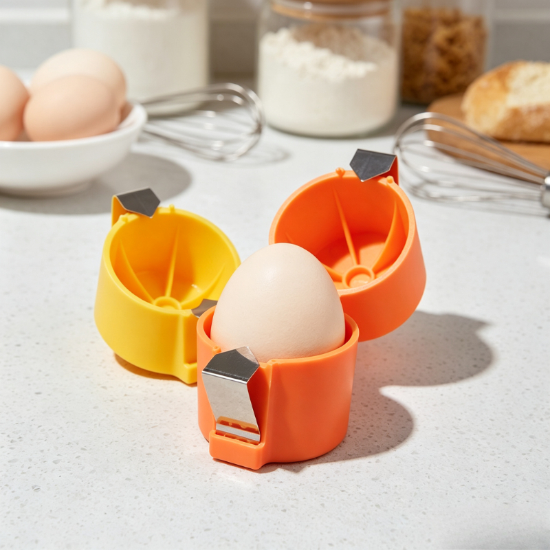 Egg Separator Tool - Juego de Rompe Huevos Portátil, Rompe