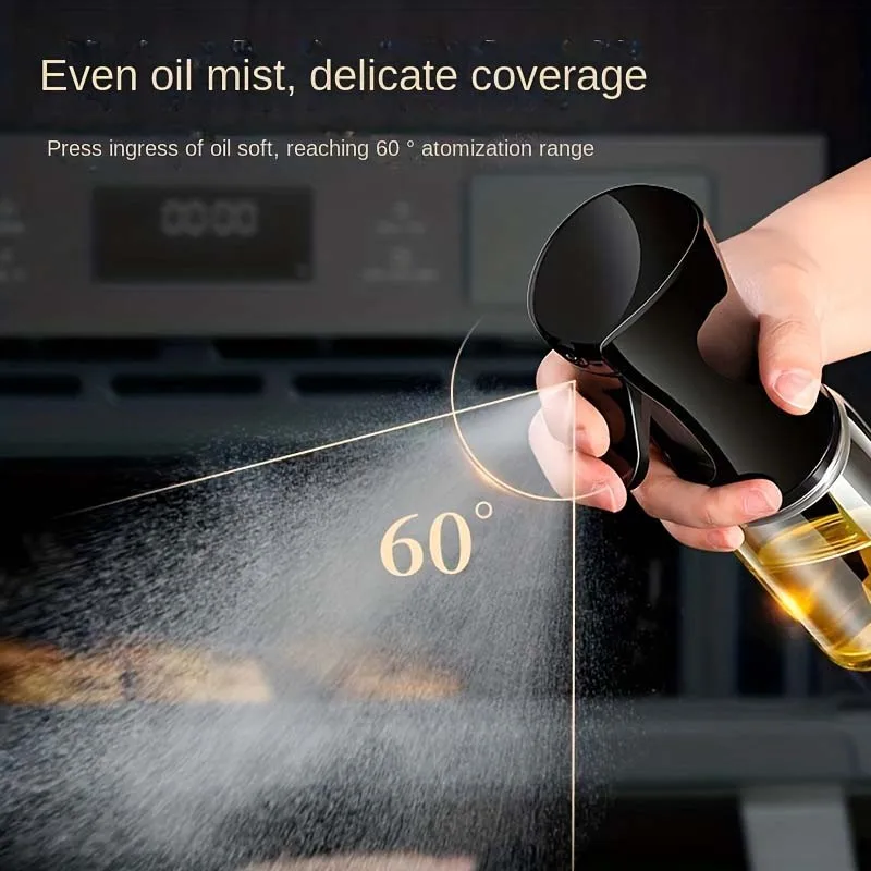 Oil Mister Spray Bottle - Botella pulverizadora de aceite de cocina,