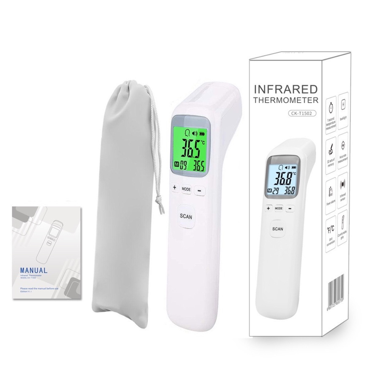 Instant Read Thermometer - Termómetro para adultos y niños, termómetro