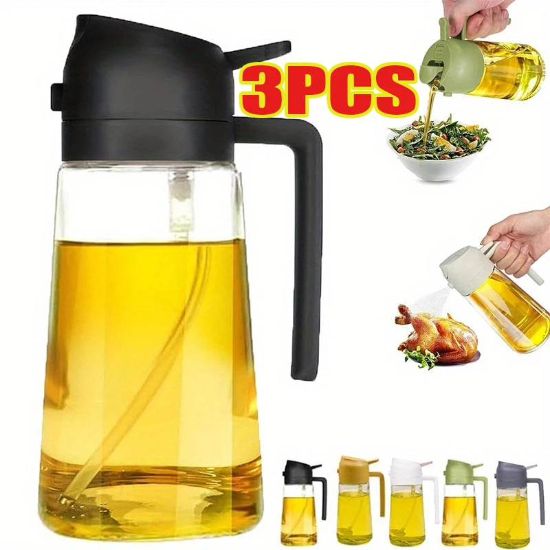 Oil Mister Spray Bottle - Rociador de Aceite 2 en 1,