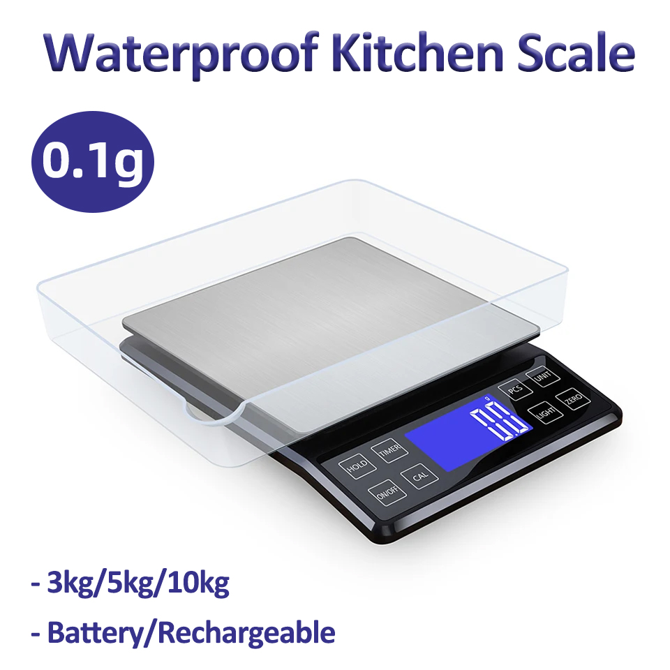 Kitchen Gadgets Cool - Báscula Digital de acero inoxidable para