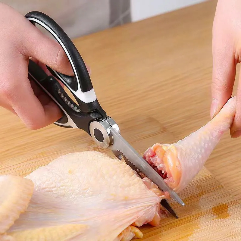 Kitchen Gadgets Cool - Tijeras de cocina de acero inoxidable,