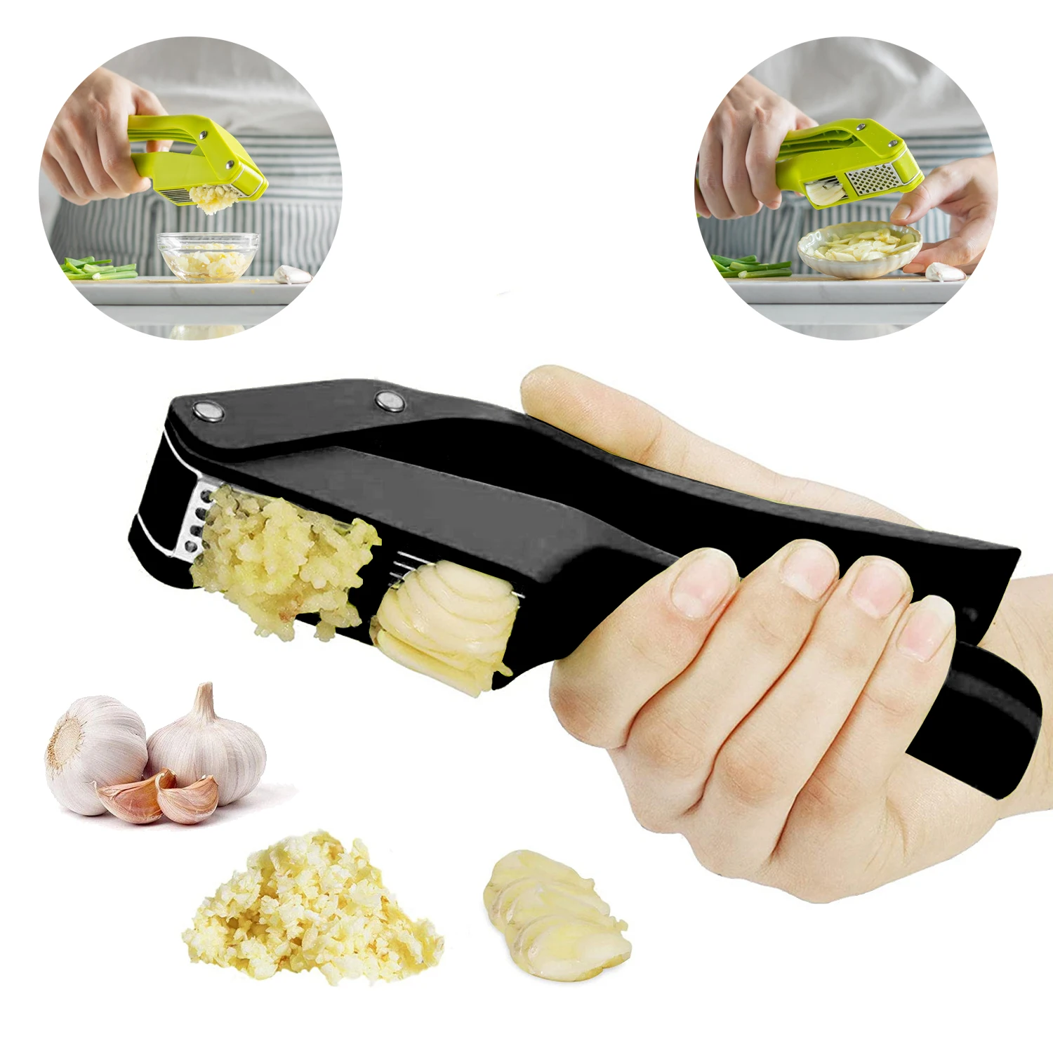 Kitchen Gadgets Cool - Picadora y rebanadora de ajo 2