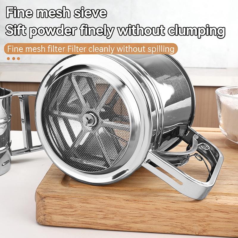 Copa tamiz de acero inoxidable - Kitchen Hand Gadgets reseña y precio