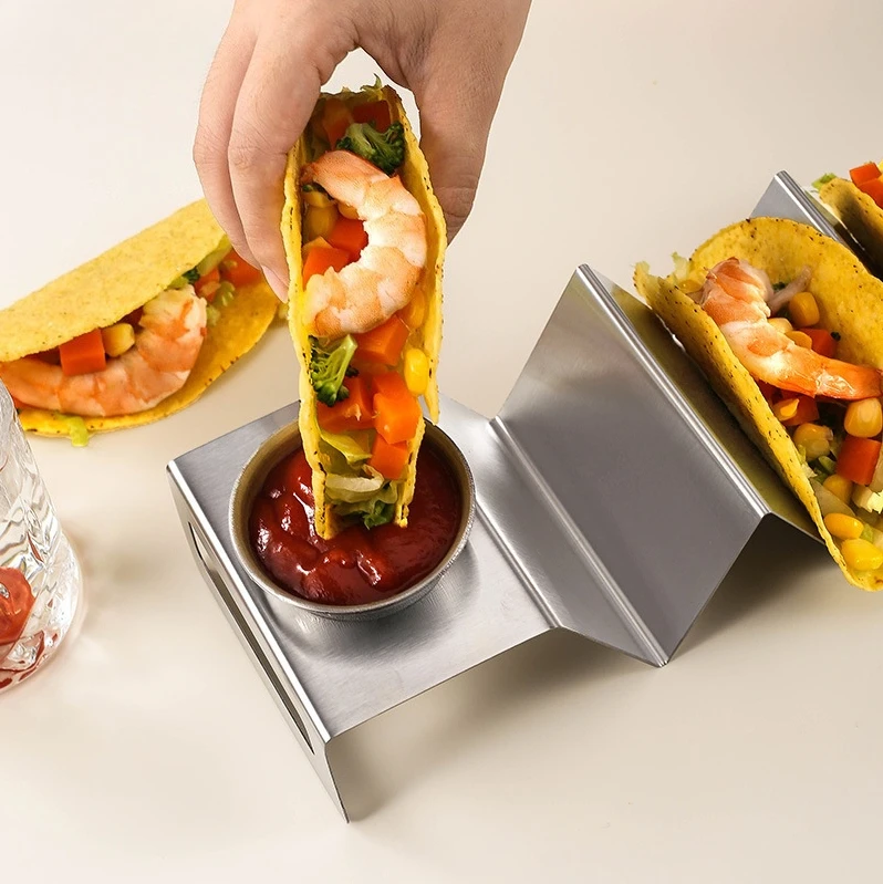 Soporte para tacos de acero in - Kitchen Gadgets Of 2025 reseña y precio