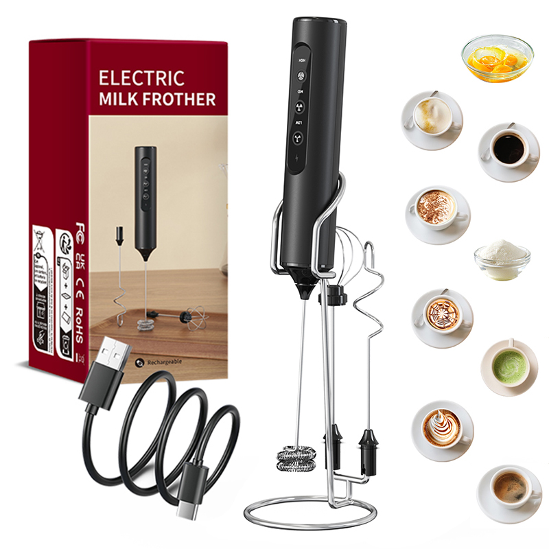 Espumador de leche eléctrico d - Milk Frother reseña y precio