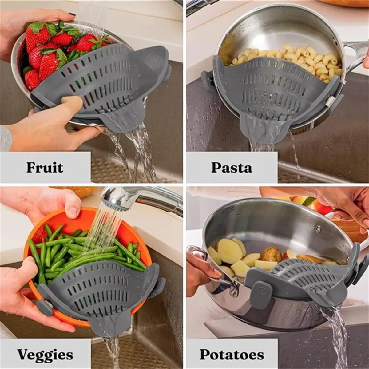 Colador de silicona ajustable  - Kitchen Gadgets Cool reseña y precio