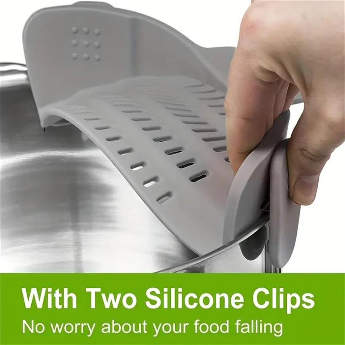 Colador de silicona ajustable  - Kitchen Gadgets Cool reseña y precio