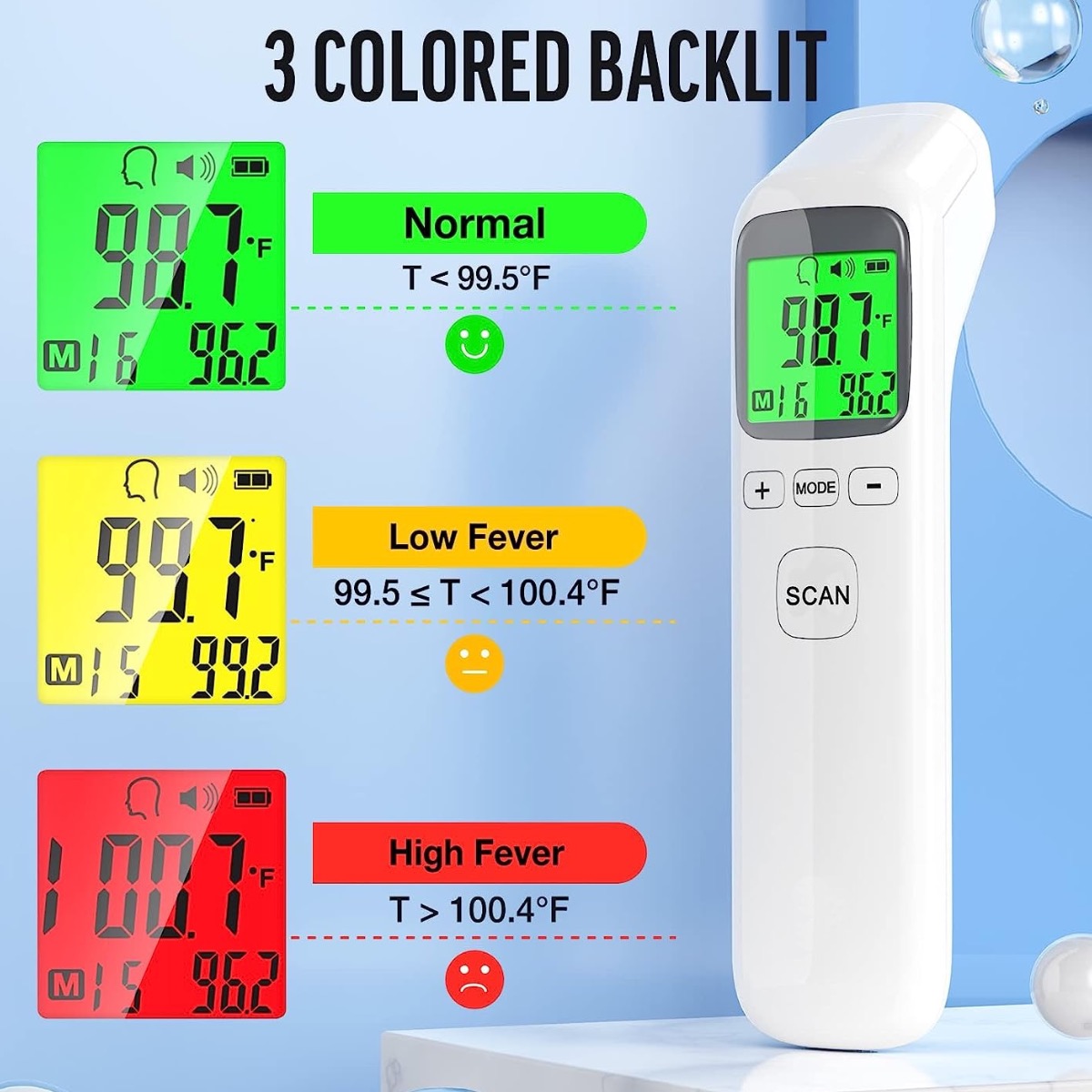 Termómetro para adultos y niño - Instant Read Thermometer reseña y precio