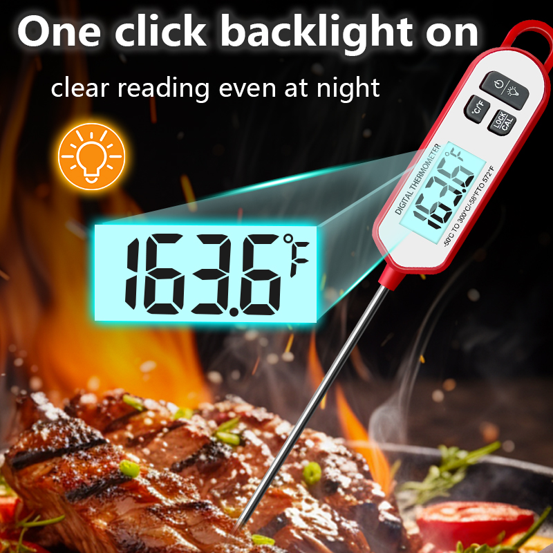 Termómetro Digital para carne, - Instant Read Thermometer reseña y precio