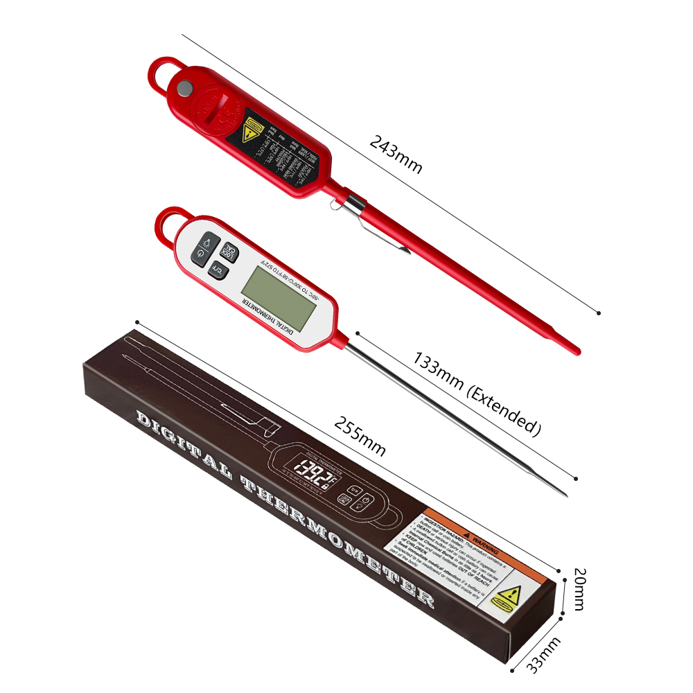Termómetro Digital para carne, - Instant Read Thermometer reseña y precio