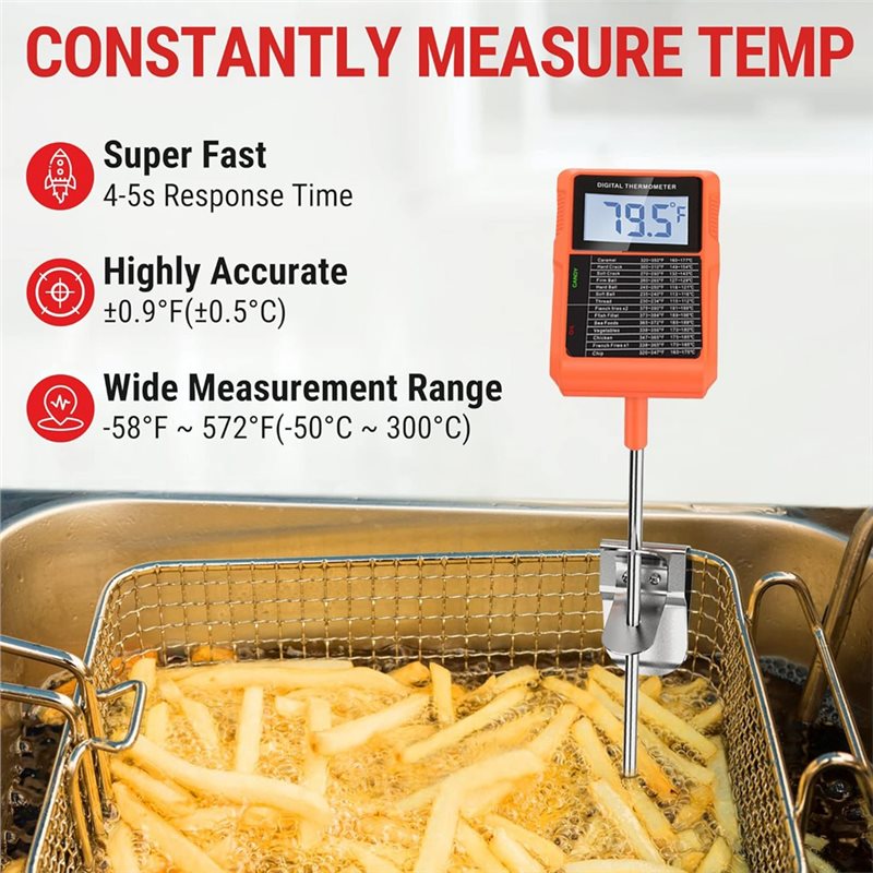 Termómetro digital Y42A-TP510  - Instant Read Thermometer reseña y precio