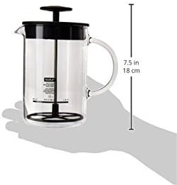 Espumador de leche manual, 8 o - Milk Frother reseña y precio