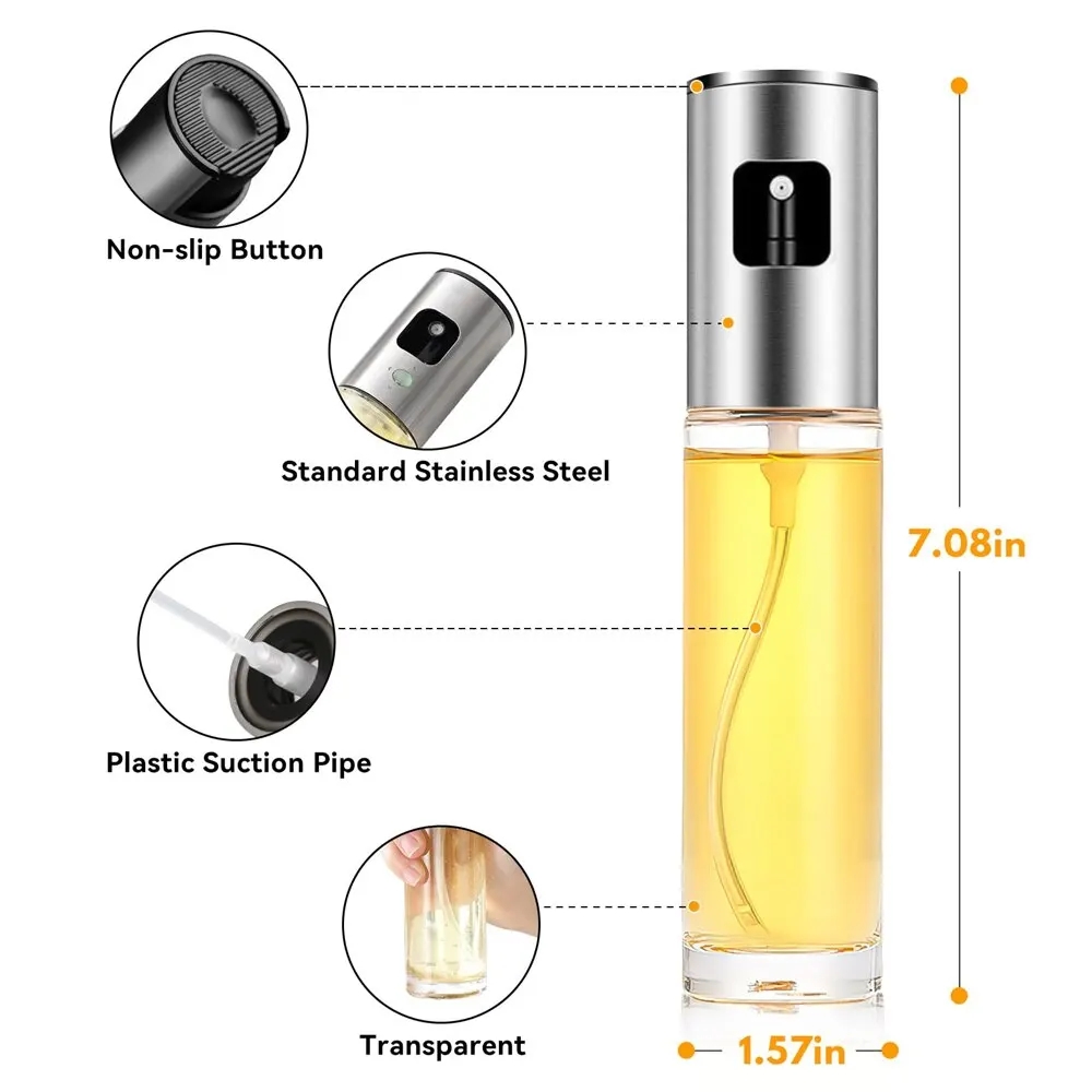Pulverizador de aceite de vidr - Oil Mister Spray Bottle reseña y precio