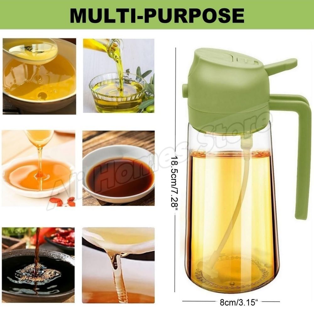 Botella de Plástico 2 en 1 par - Oil Mister Spray Bottle reseña y precio