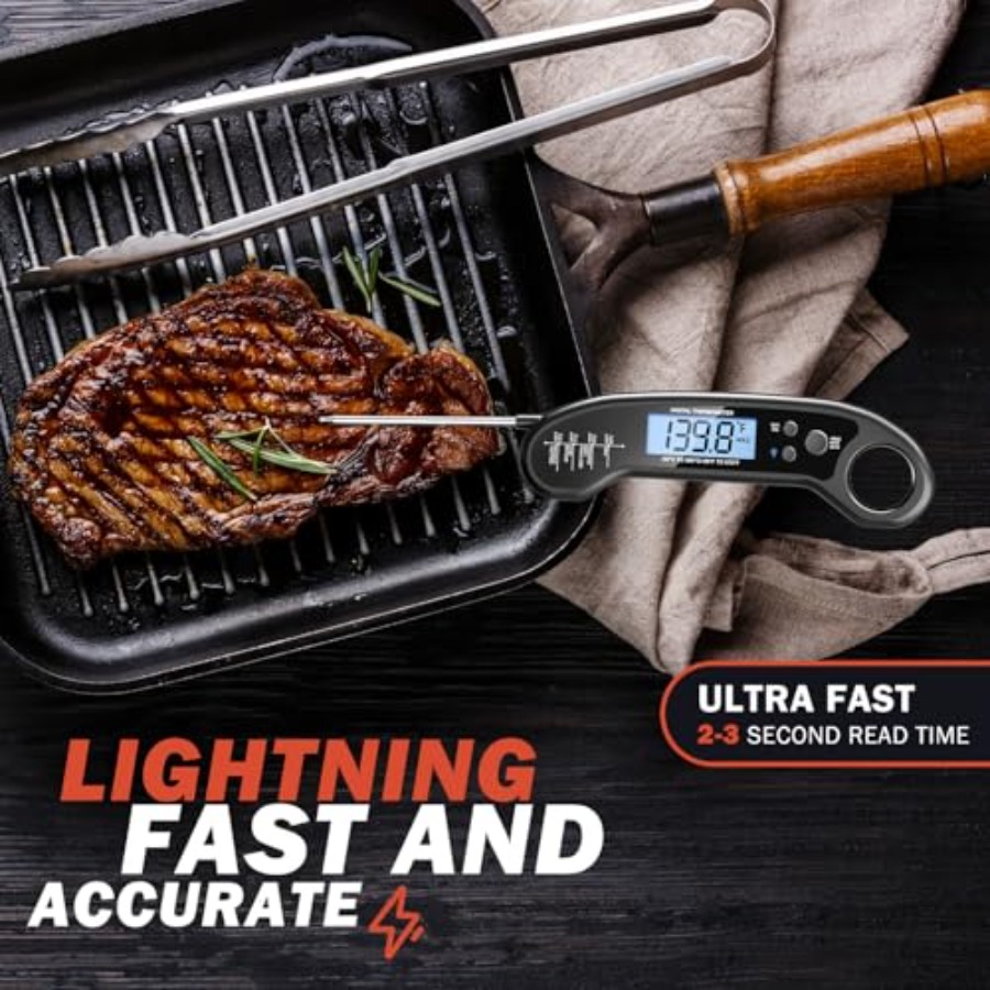 Termómetro Digital para Carne  - Instant Read Thermometer reseña y precio