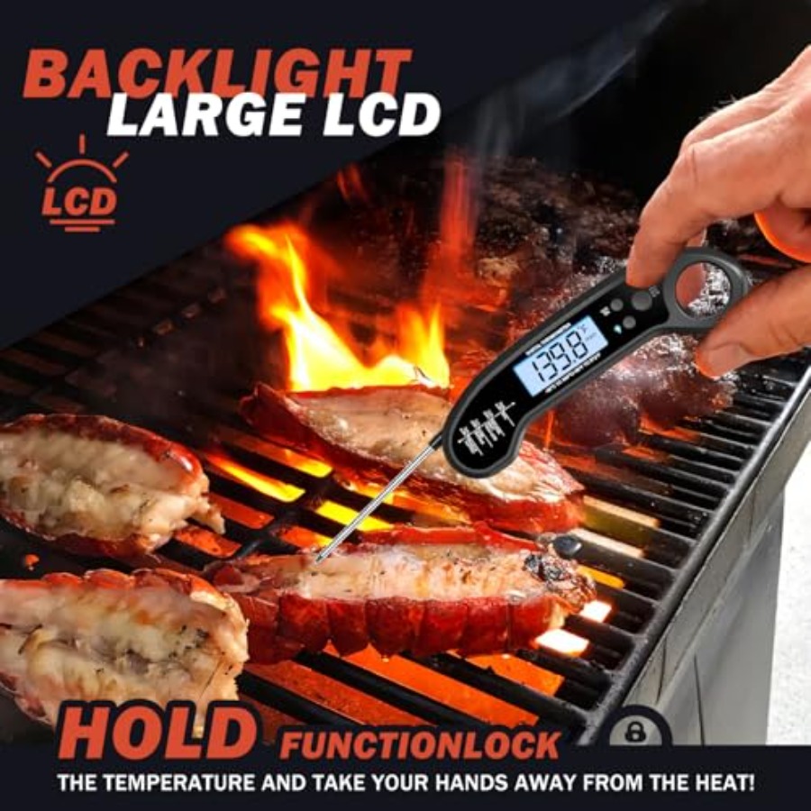 Termómetro Digital para Carne  - Instant Read Thermometer reseña y precio