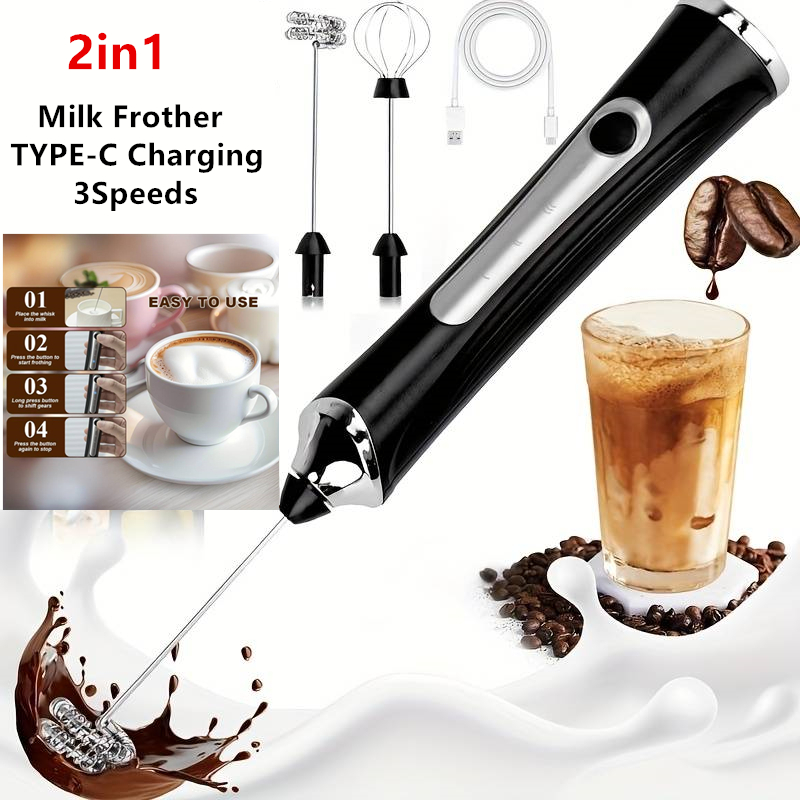 Espumador de leche eléctrico i - Milk Frother reseña y precio