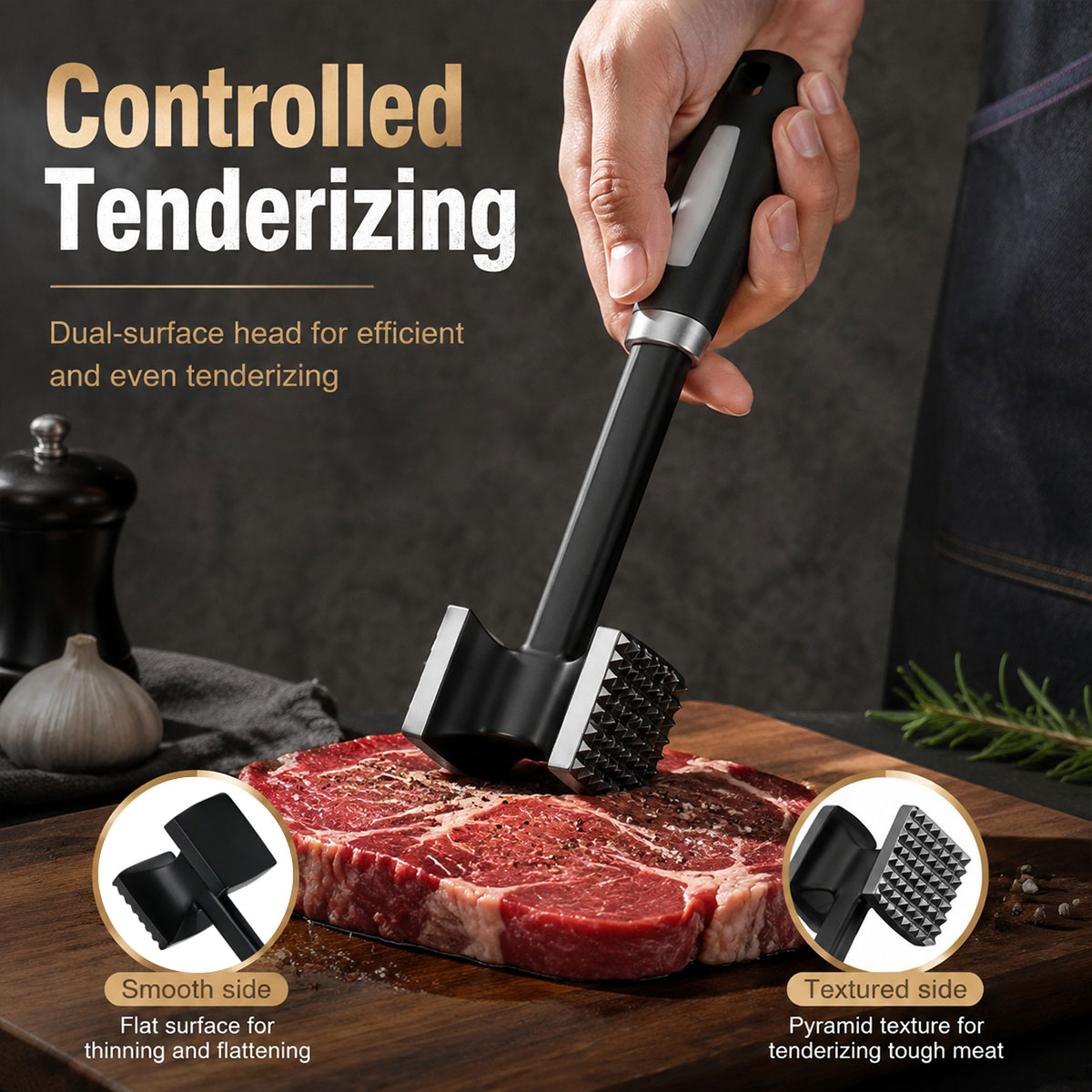 Martillo Ablandador de Carne d - Kitchen Gadgets Modern reseña y precio