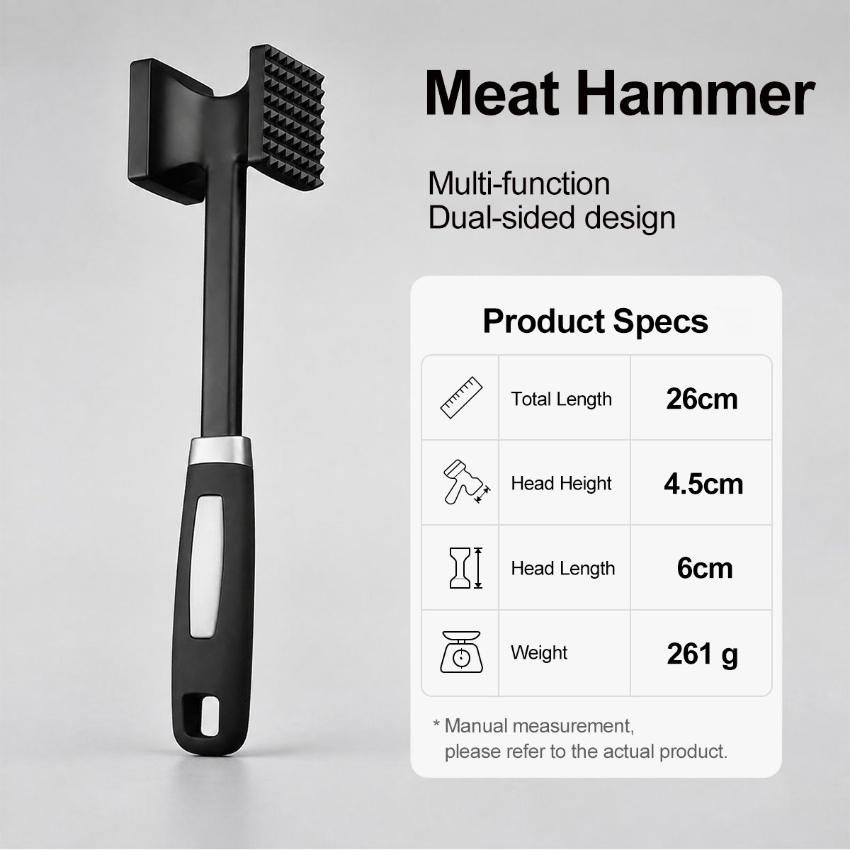 Martillo Ablandador de Carne d - Kitchen Gadgets Modern reseña y precio