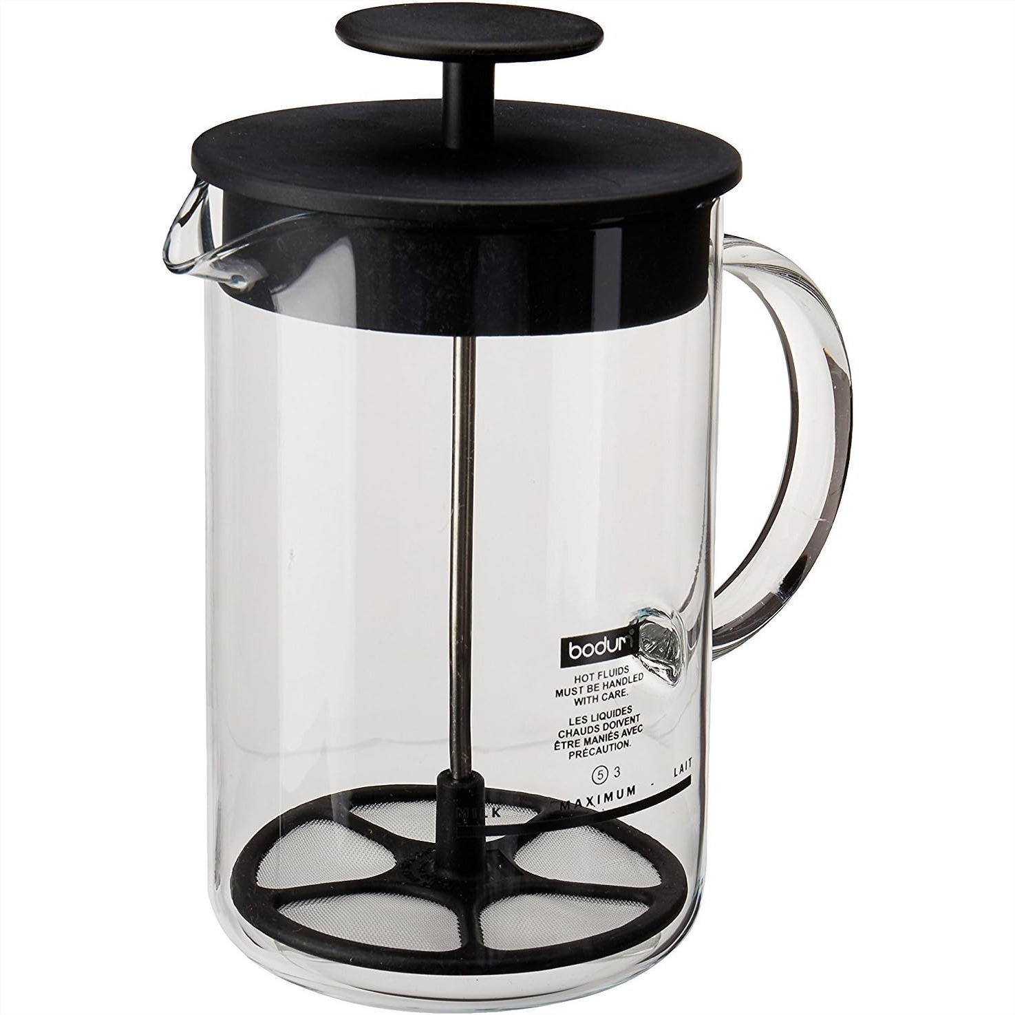 Espumador de Leche Manual con  - Milk Frother reseña y precio