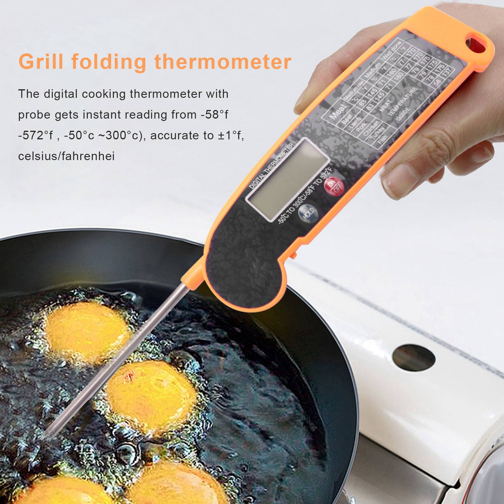 Termómetro digital de lectura  - Instant Read Thermometer reseña y precio