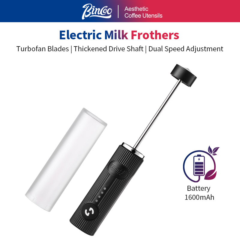BINCOO-espumador de café eléct - Milk Frother reseña y precio