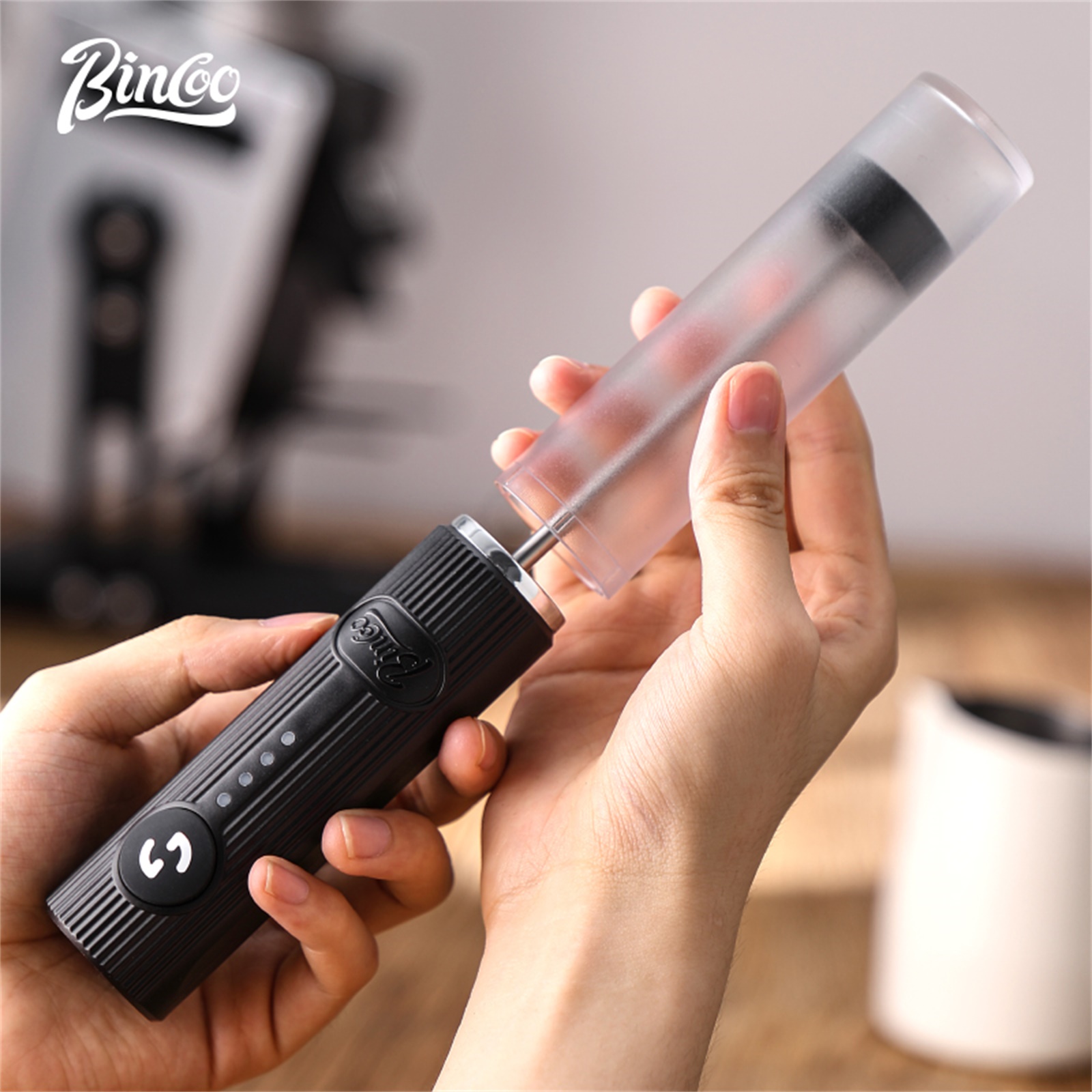 BINCOO-espumador de café eléct - Milk Frother reseña y precio